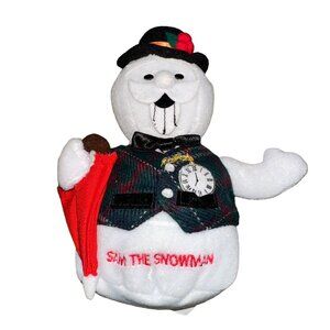 Vintage Rudolph and the Island of Misfit Toys Sam the Snowman Stuffed Plush